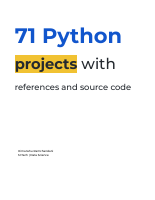 71 Python projects with source code .pdf